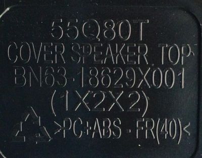 KIT DE BOCINAS PARA TV SAMSUNG (2 PZ ) / NUMERO DE PARTE BN96-50552B / BN9650552B / 50552B / MODELO 55Q80T - Imagen 2